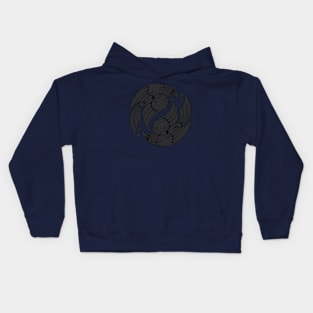 Huginn and Muninn (Dark) Kids Hoodie